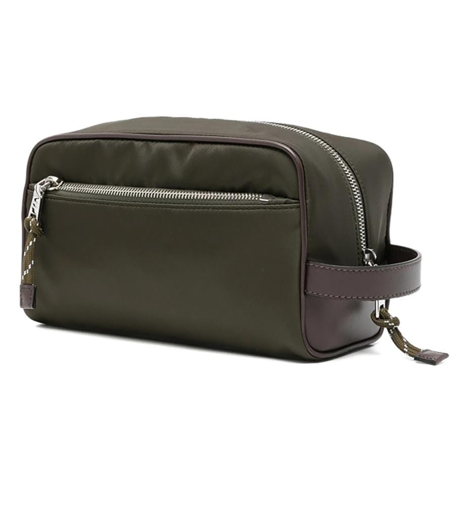 Astuccio Speedrock in Re-Nylon e pelle - Verde