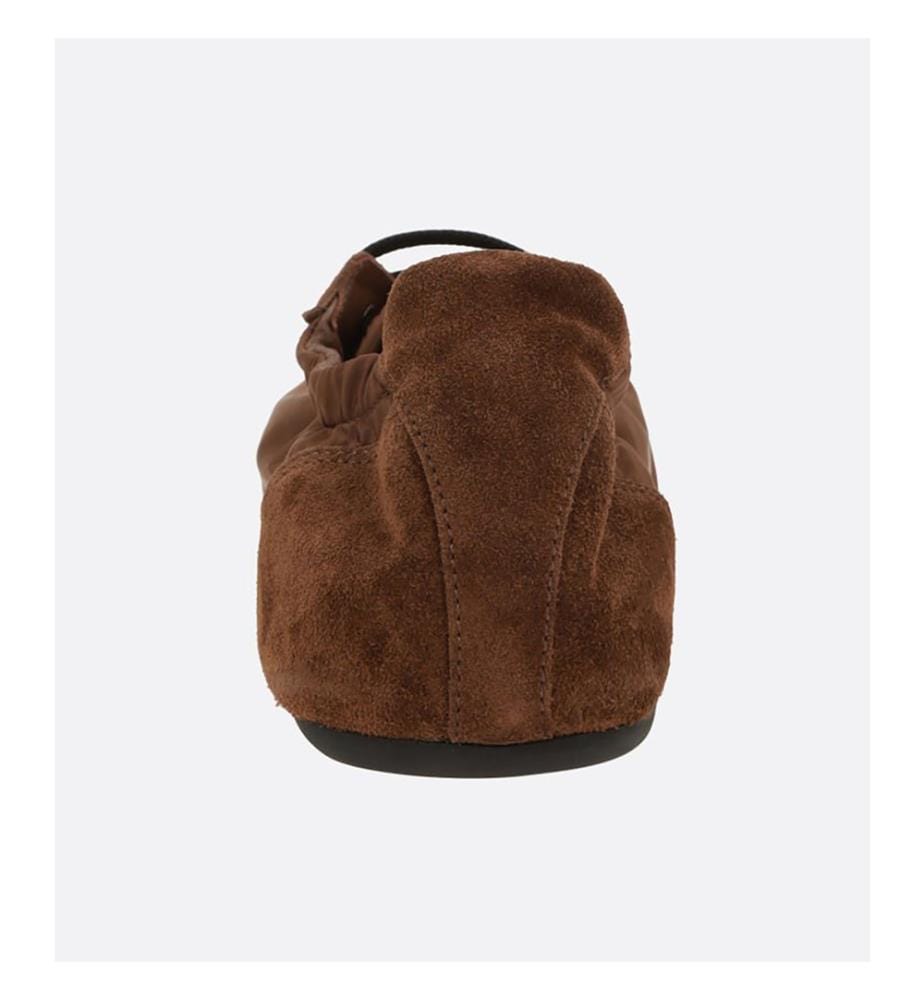 Baskets Collapse en Re-Nylon et daim - Palissandre