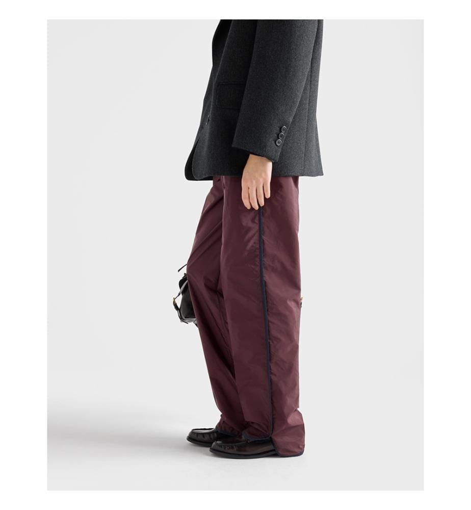 Re-Nylon Pants - Red and Blue