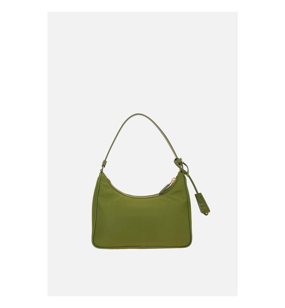 Mini sac Re-Edition 2005 en Re-Nylon et Saffiano – Vert