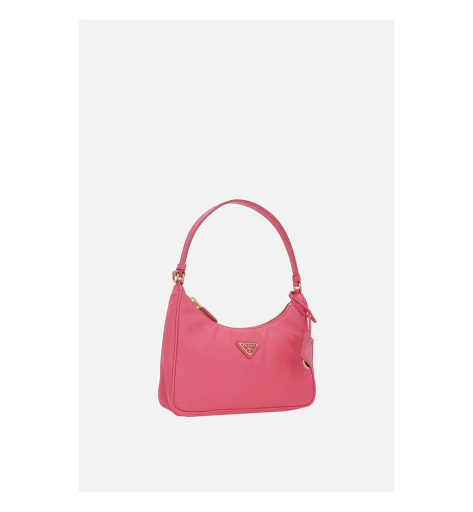 Mini sac Re-Edition 2005 en Re-Nylon et Saffiano – Rose