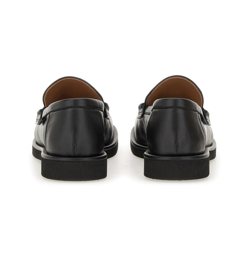 Mocassins en cuir - Noir et Marron