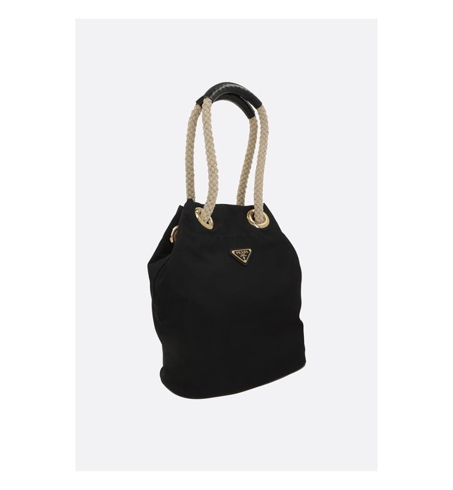 Petit sac seau Mariner en Re-Nylon – Noir