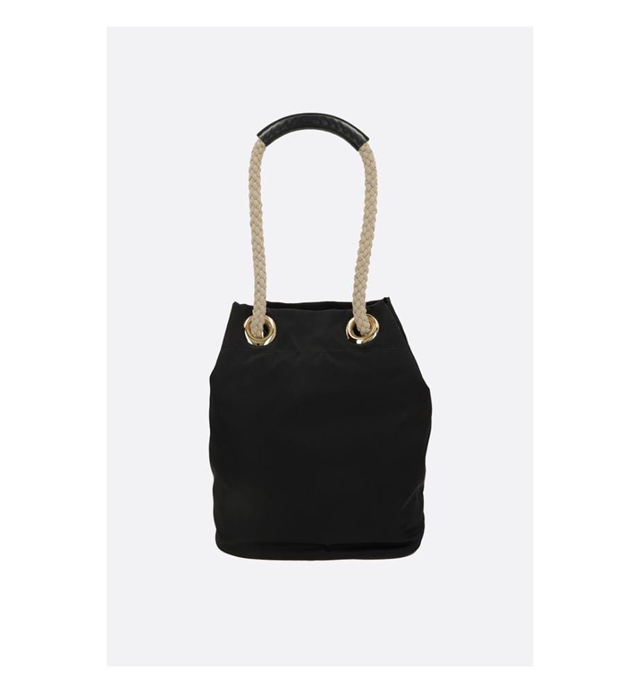 Petit sac seau Mariner en Re-Nylon – Noir