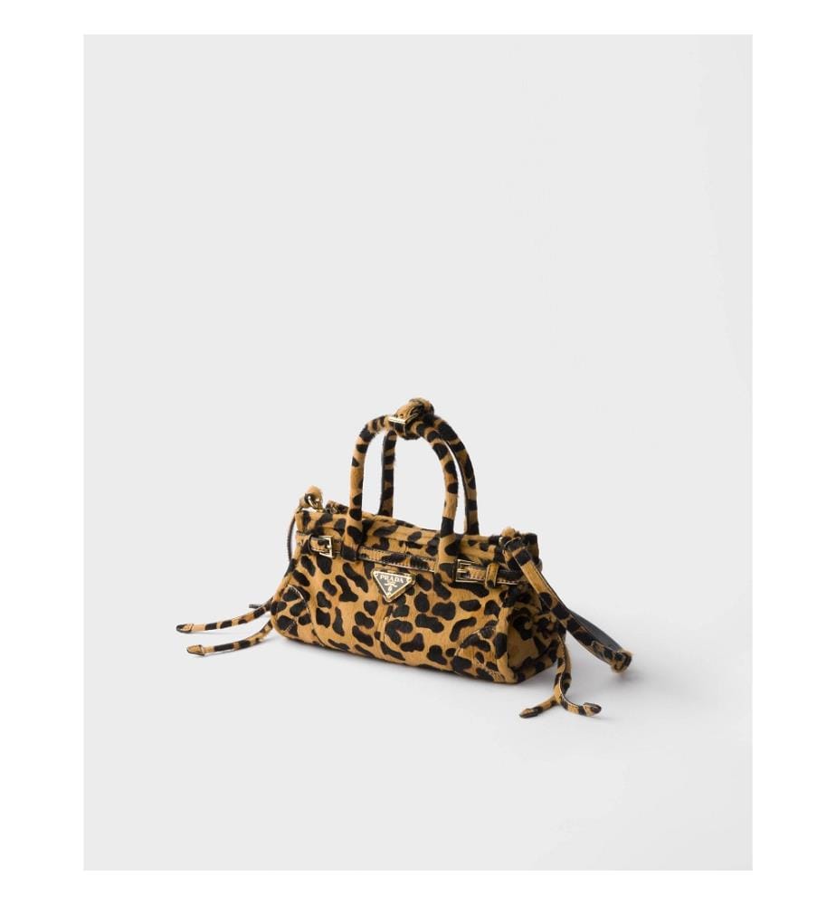 Bonnie Mini Borsa in pelle stampata - Miele