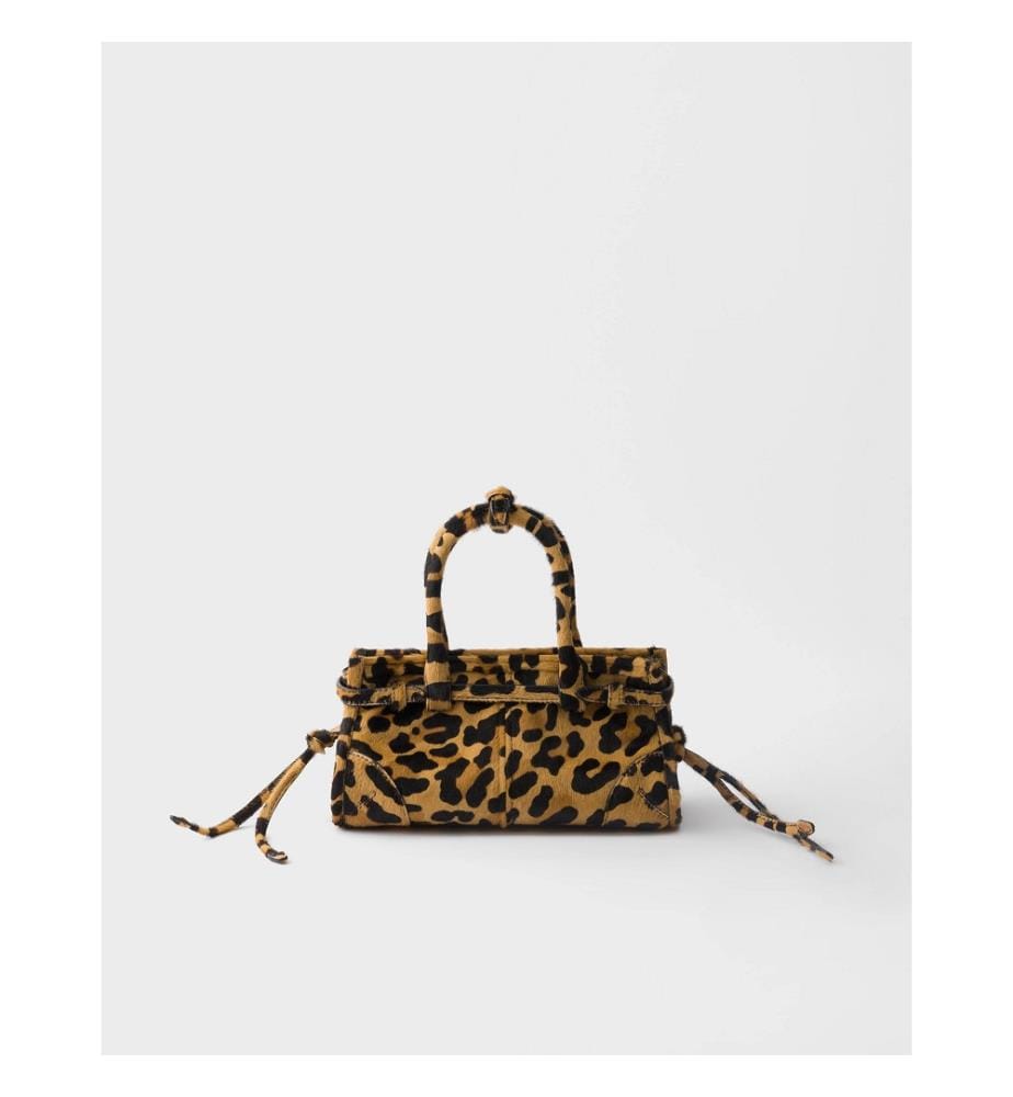 Bonnie Mini Borsa in pelle stampata - Miele