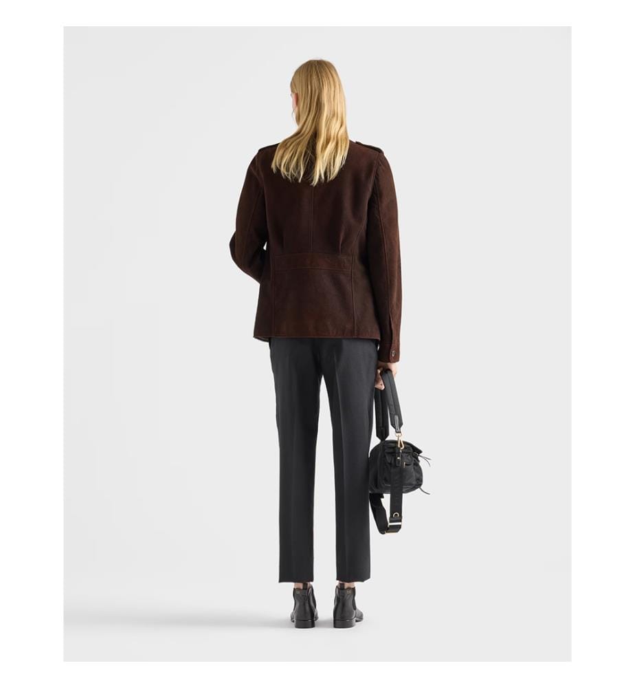 Suede Jacket - Coffee