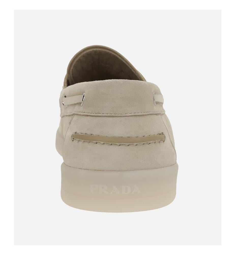 Chaussures bateau en daim - Beige