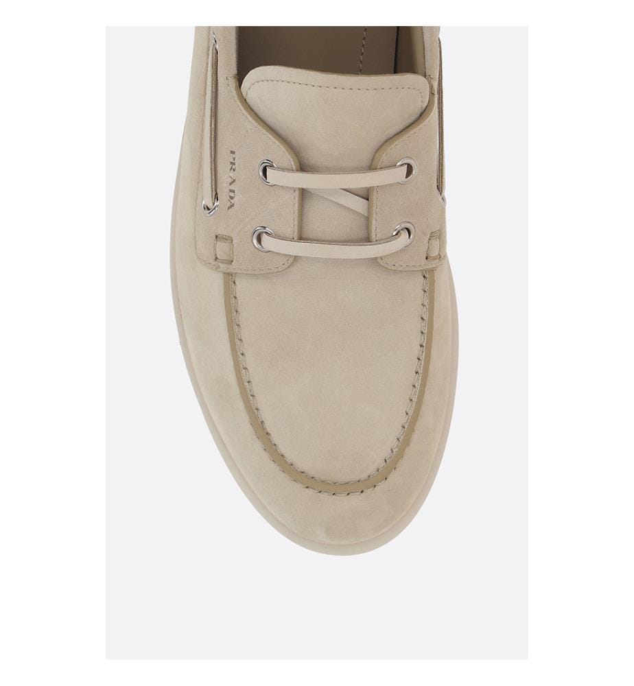 Chaussures bateau en daim - Beige