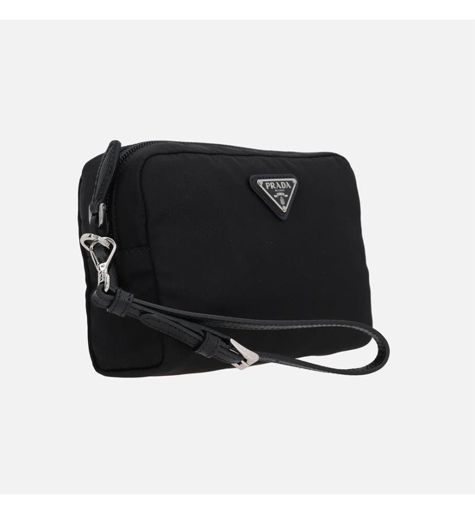 Petite trousse de maquillage en Re-Nylon - Noir