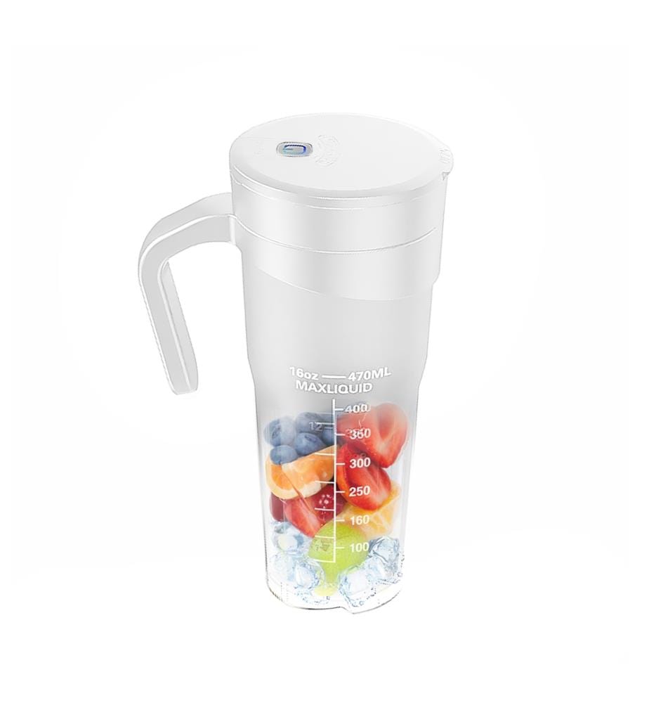 Tragbarer Mixer HD-09 mit einem Fassungsvermögen von 470 ml – Weiss