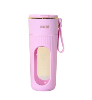 Tragbarer Mini-Mixer mit 340 ml Fassungsvermögen und 10 Klingen aus Edelstahl – Rosa