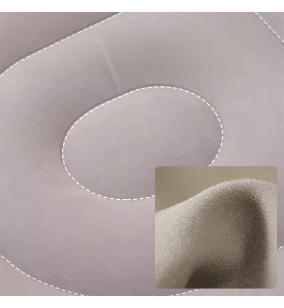Aufblasbarer ergonomischer Sessel mit Fussstütze