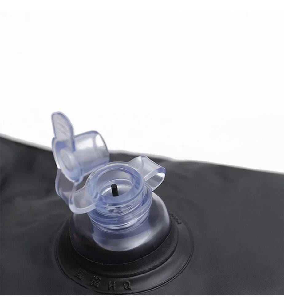 Aufblasbarer ergonomischer Sessel mit Fussstütze