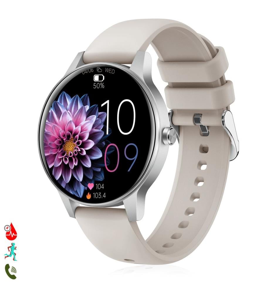 Smartwatch Qs80 Sport - Beige