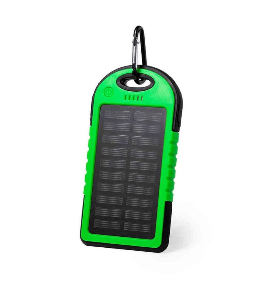 Lenard 4000 mAh Solar Power Bank - Grün