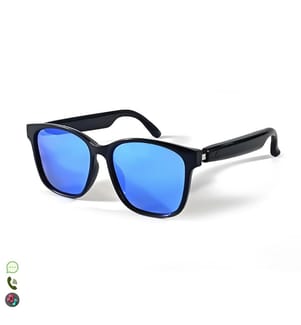 Lunettes intelligentes GS08, application Bluetooth, assistant vocal, télécommande caméra.