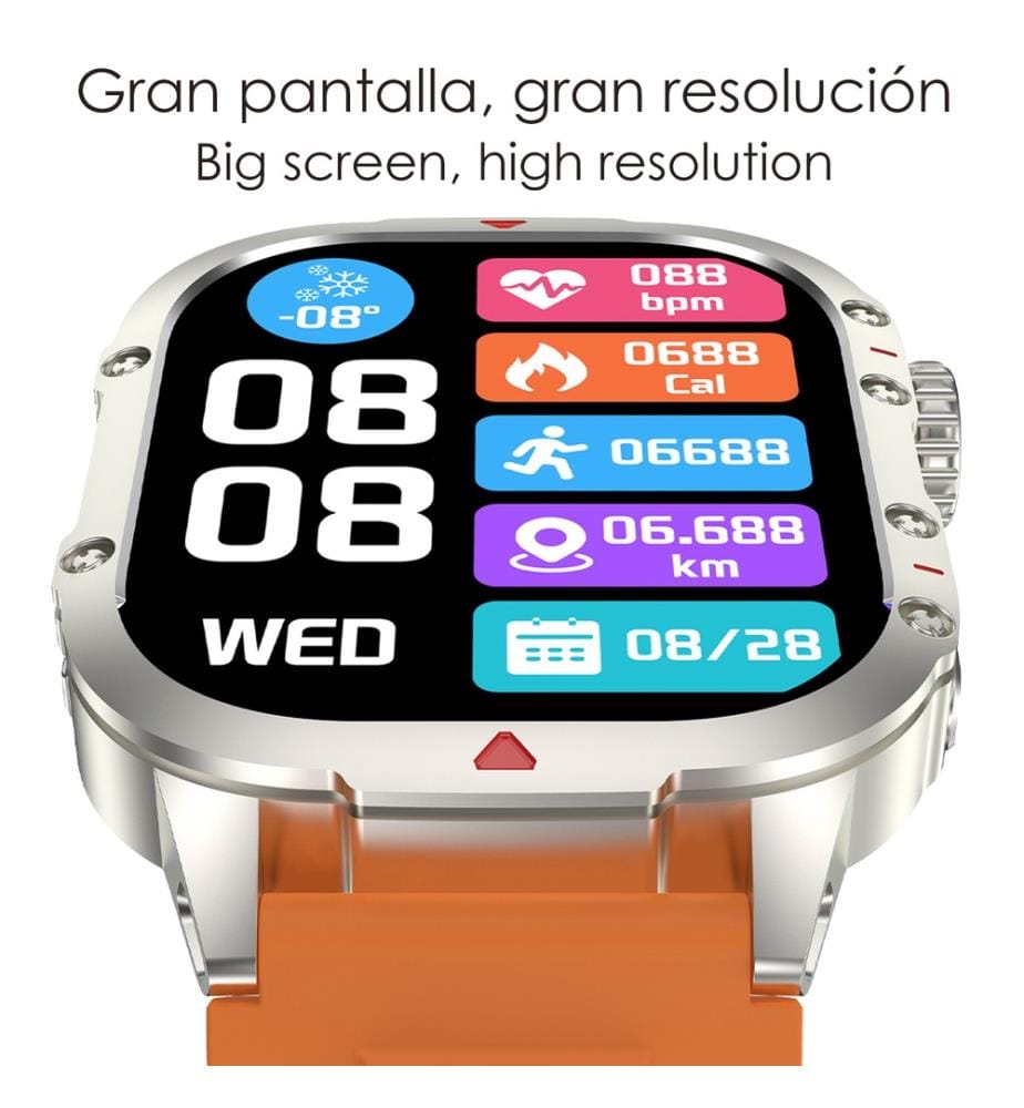 Montre Connectée B04 - Orange