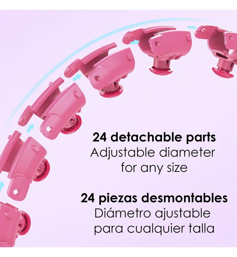 Hula Hoop 42 x 7,2 x 31 cm - Rosa