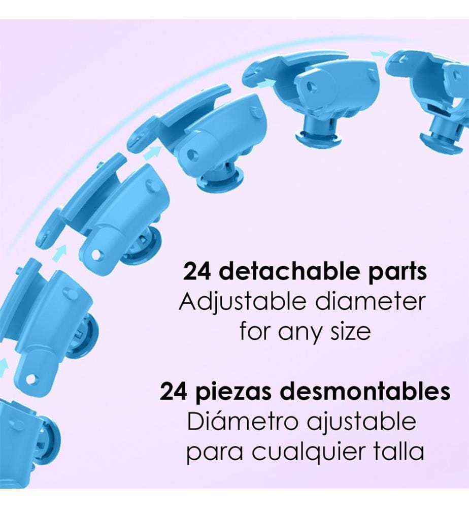 Hula Hoop 42 x 7,2 x 31 cm - Blu