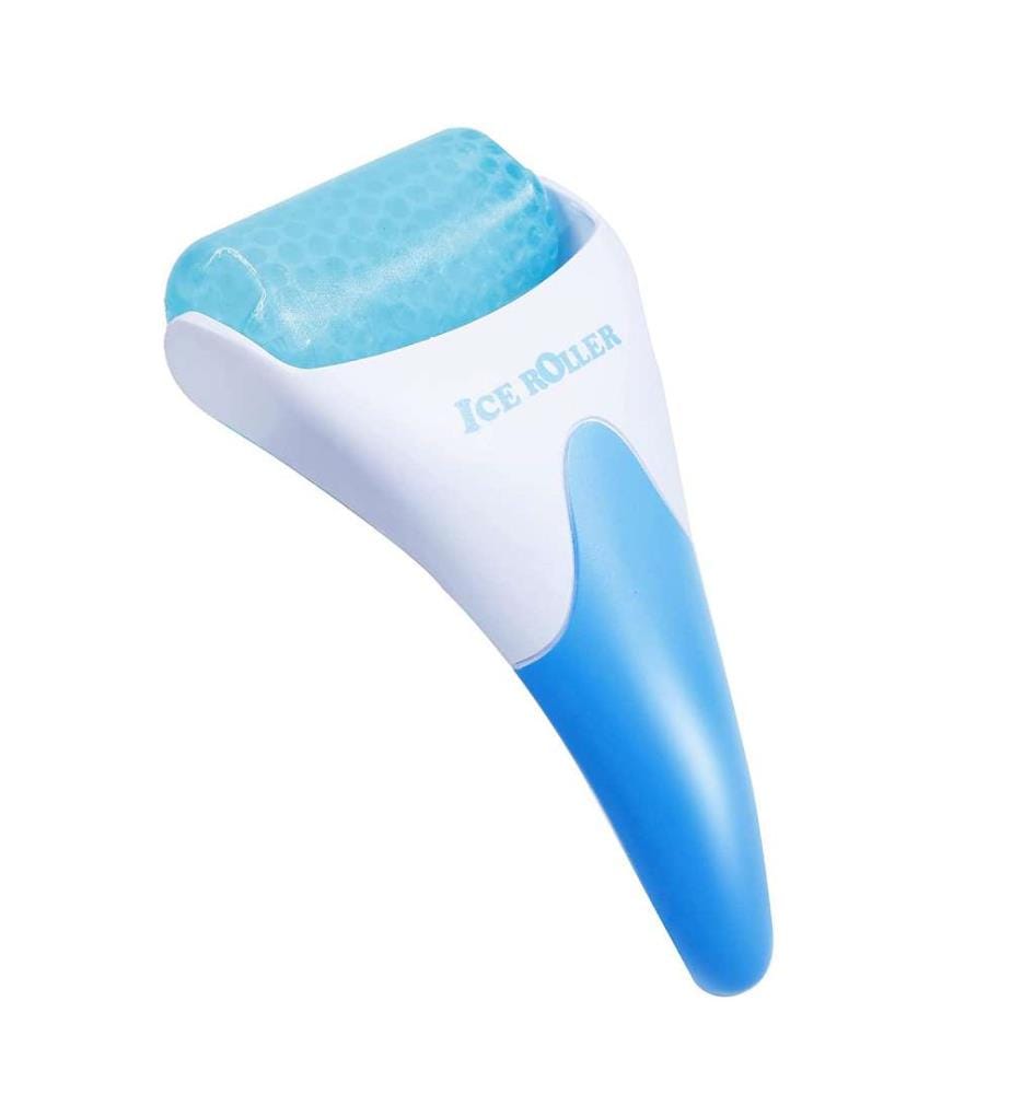 Rouleau de glace pour le visage, instrument de massage et de soin - Bleu