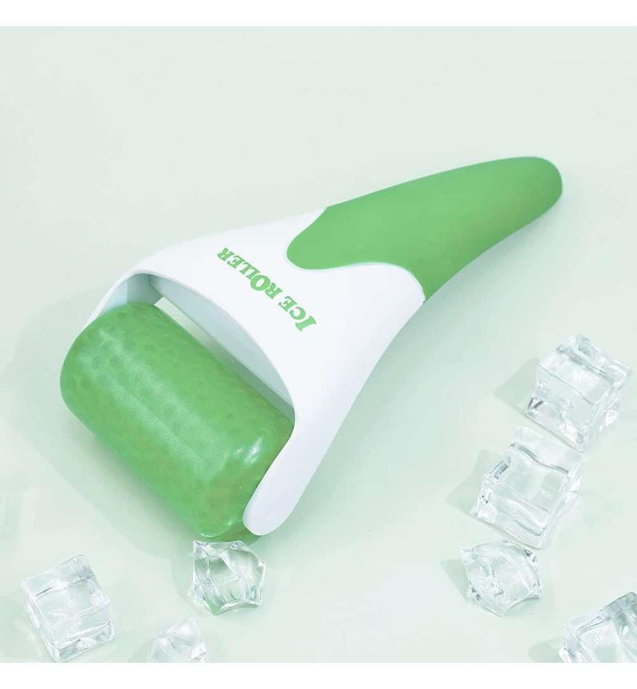 Rouleau de glace pour le visage, instrument de massage et de soin - Bleu