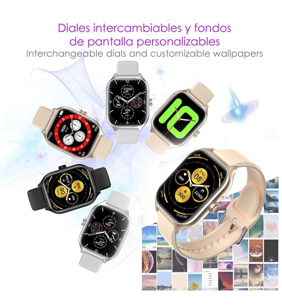 Montre connectée 4,2 x 1,2 x 5,2 cm - Or