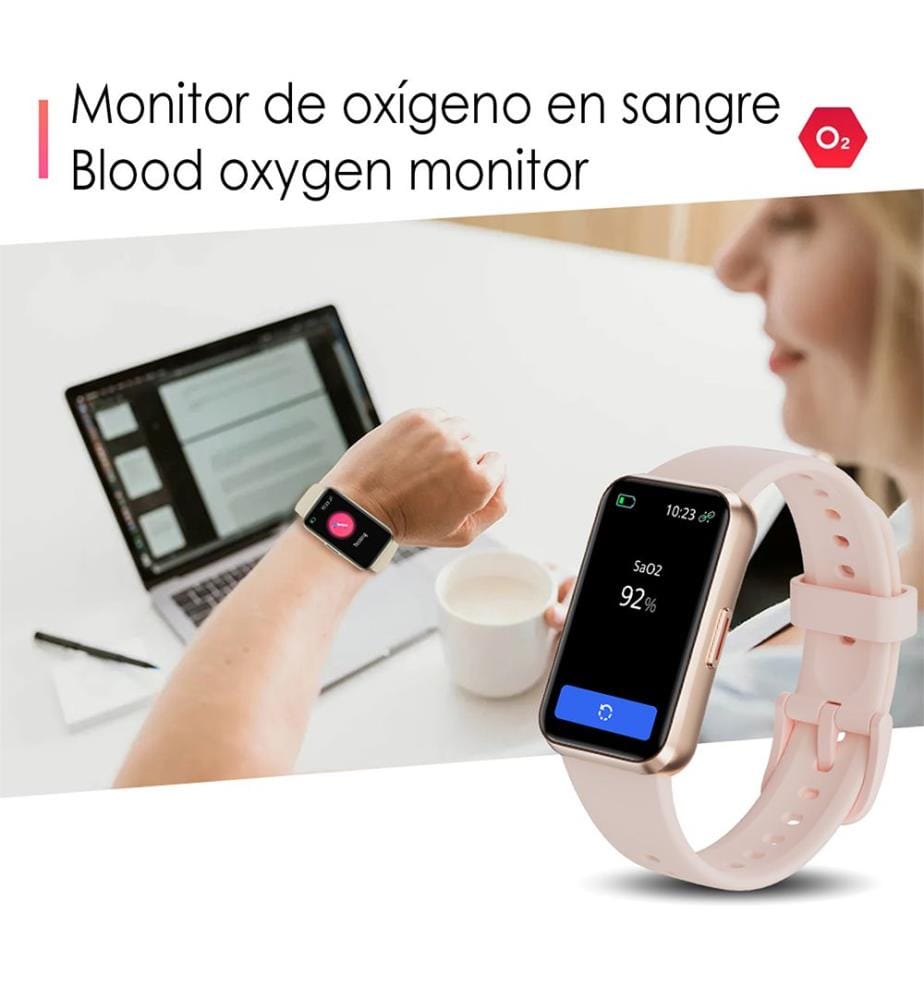 Intelligentes Armband 2,5 x 1 x 4 cm - Rosa