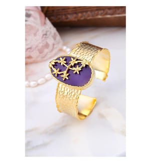 Agathe-Armbänder – Lila