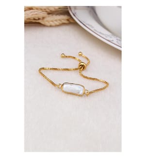 Perlenarmband - Weiss