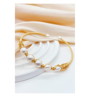 Perlenarmband - Weiss