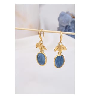 Ohrringe aus Opal – Blau 