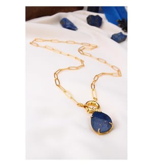 Lapislazuli-Halskette - Dunkelblau