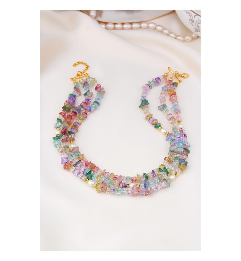 Kristall Collier - Multicolor