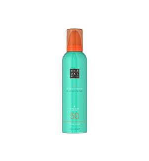 Unsichtbarer Sonnenschutz-Schaum LSF 50 von The Ritual of Karma – 200 ml