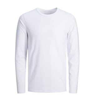 Langarmshirt - Weiss