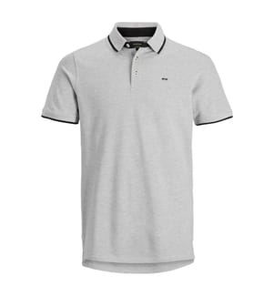 Poloshirt Slim Fit - Hellgrau