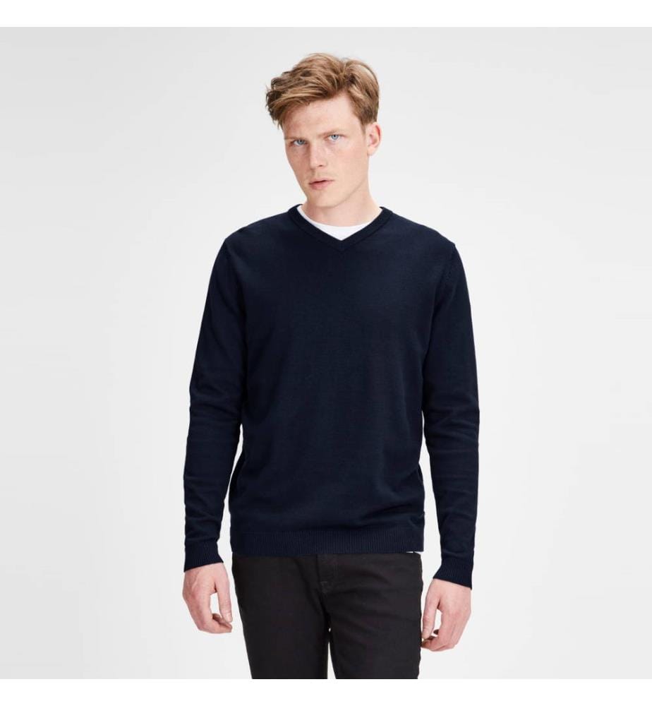 Pullover Basic - Marineblau