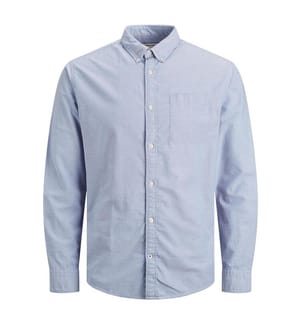 Jjeoxford Hemd - Hellblau