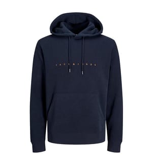 Text Hoodie - Marineblau