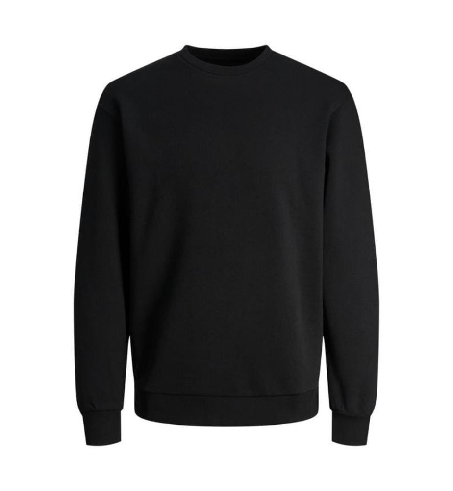 Einfarbiges Sweatshirt - Schwarz