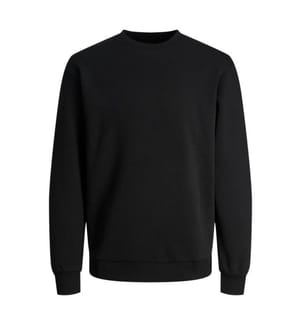 Einfarbiges Sweatshirt - Schwarz