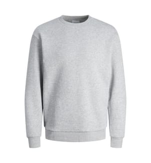 Einfarbiges Sweatshirt - Grau