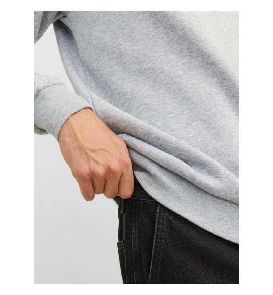 Einfarbiges Sweatshirt - Grau