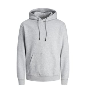 Hoodie - Hellgraue Mischung