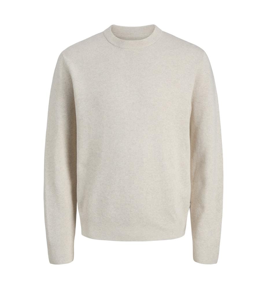 Pullover in Relaxed Fit - Beige