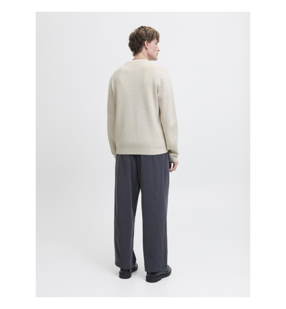 Pullover in Relaxed Fit - Beige