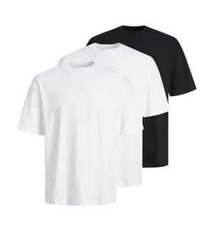 T-Shirt - Weiss-Schwarz