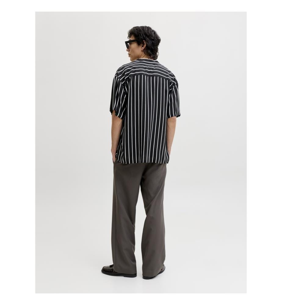 Camicia a righe - Nero