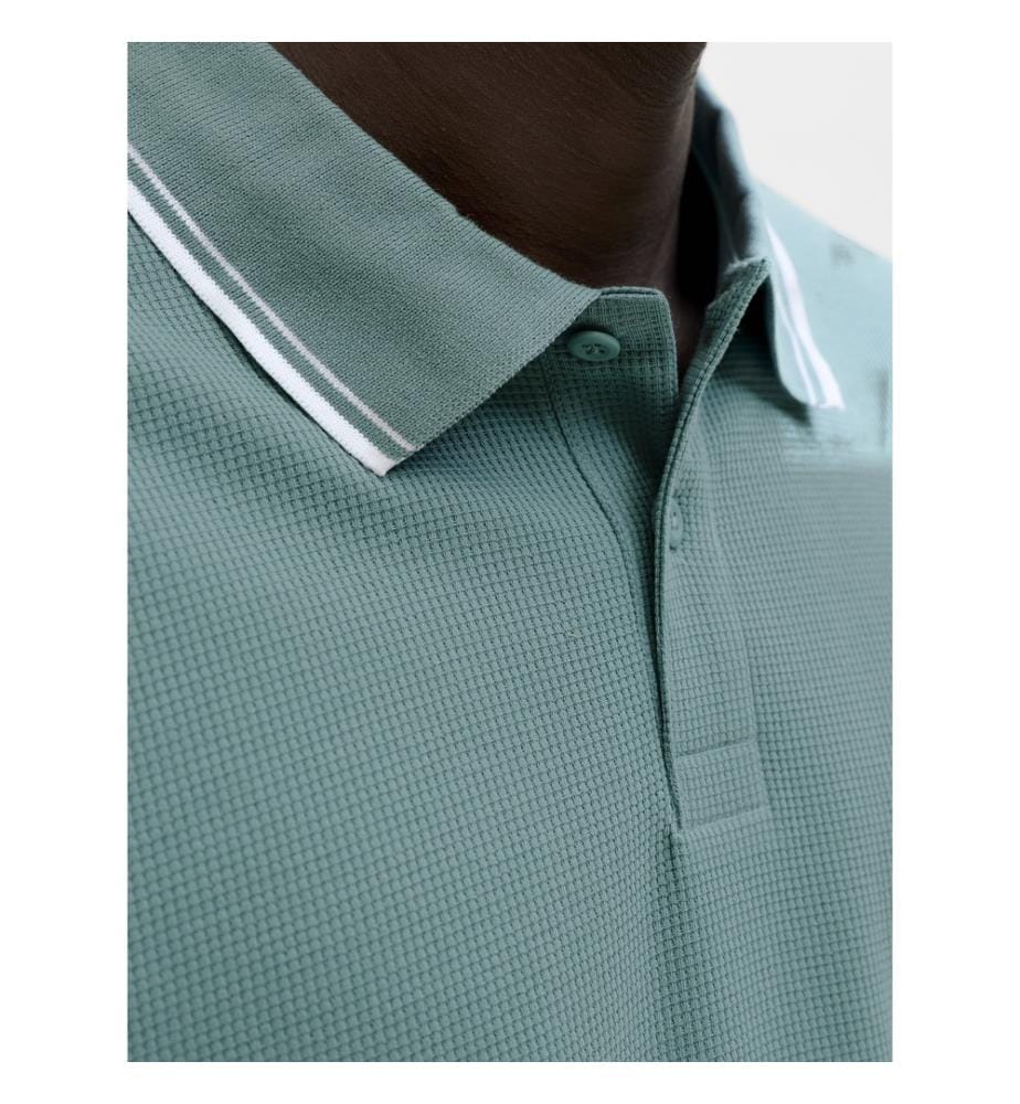Eaustin-Polohemd - Mineralblau